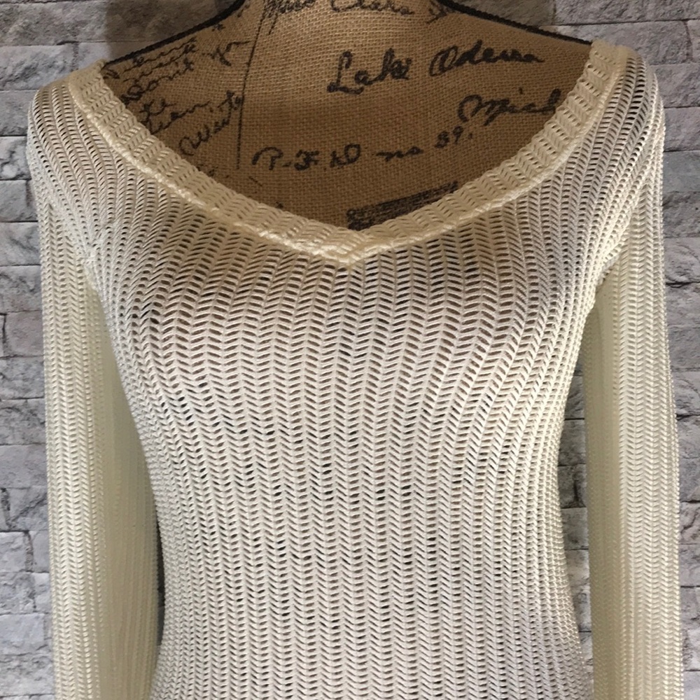 FREE PEOPLE | Textured Blouse | Cream | Medium - Picture 2 of 7
